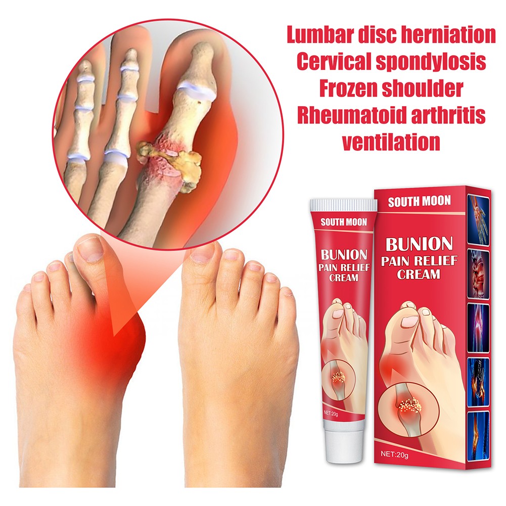 20g Rev Bunion Relief Cream Joint Toe Pain Relief Ointment Stiffness Sore Treatment Knee Lumbar Arthritis Cream