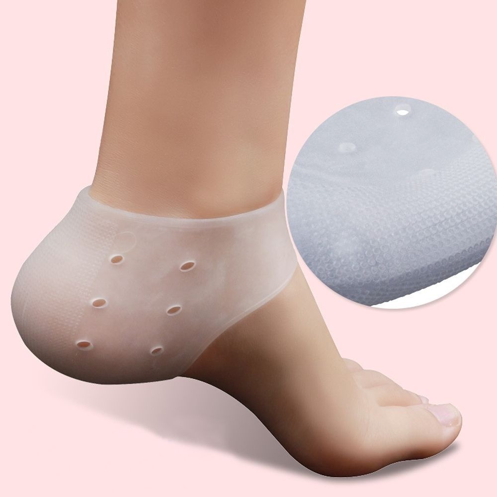 1 Pair Silicone Feet Heel Protector Anti Slip Pain Relief Anti Cracking Foot Health Care For Men Women High Heel Shoes Protection Cover