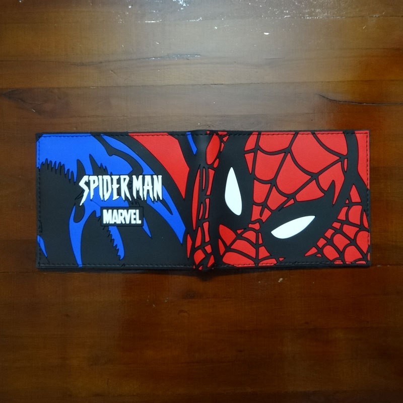 Disney Marvel Animation Peripheral Spiderman Short Leather Wallets Wallet Purse For Men Unique Wallet Wallet Women