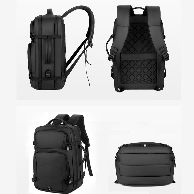 2020 New USB Men's Backpack Travel Sports Package Night Luminous Portable School Office Bag Waterproof Large Capacity Multifunction