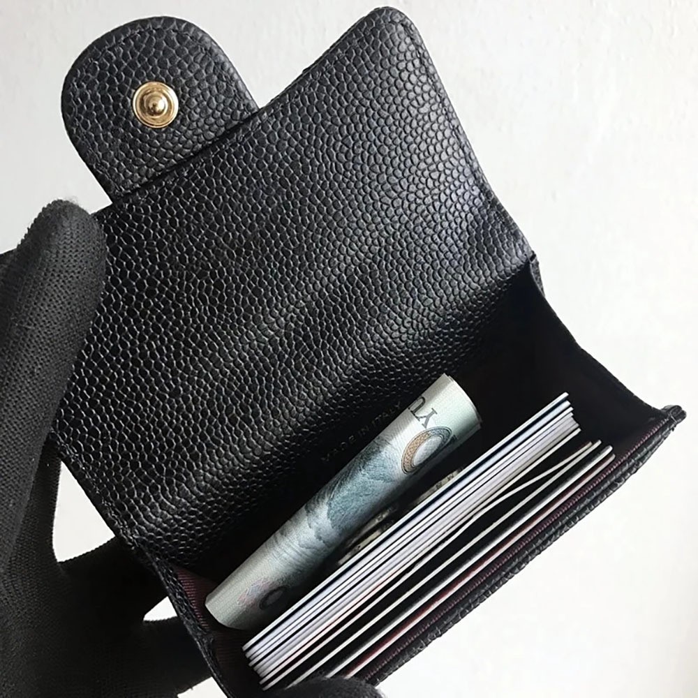 Wallets for Women Purse Small Size ID Card Holder Wallet Id Badge Holder Wallets for Women Luxury Genuine Leather Wallet