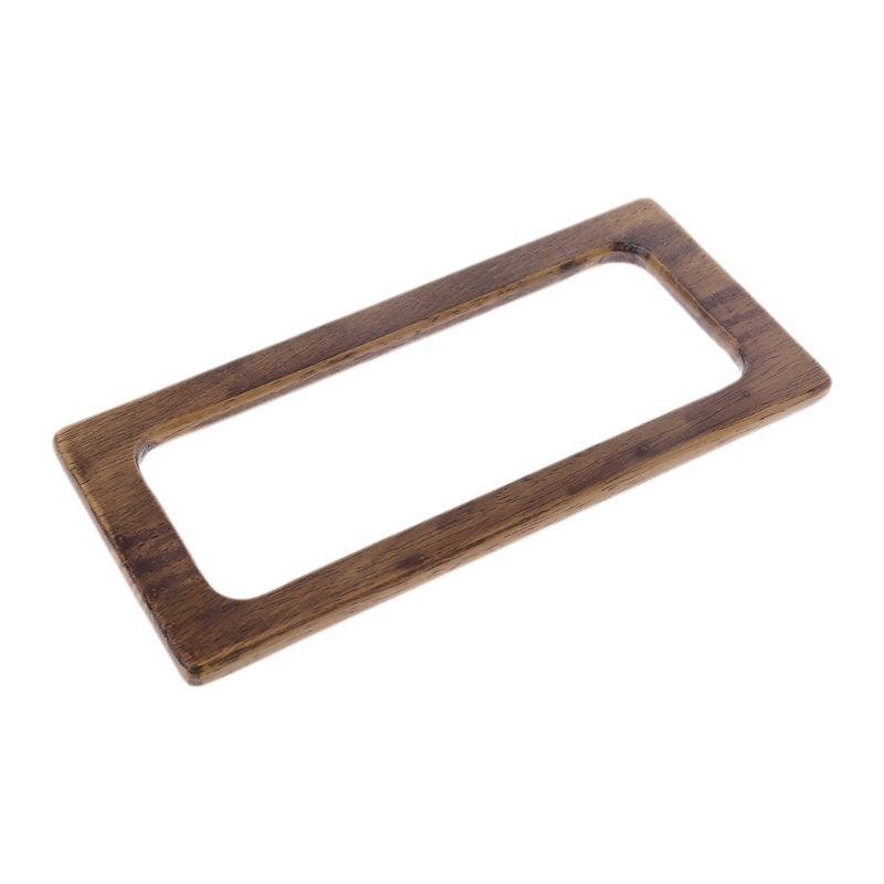 Wooden Rectangle Shaped Handles Replacement for DIY Making Bag Handbags Purse Shopping Bag