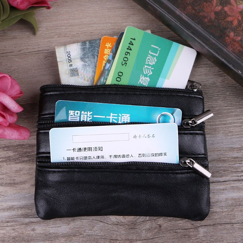 Women's Mini Wallet, Fashion Wallet, Card, Key Ring, Zipper Pocket, Small Change