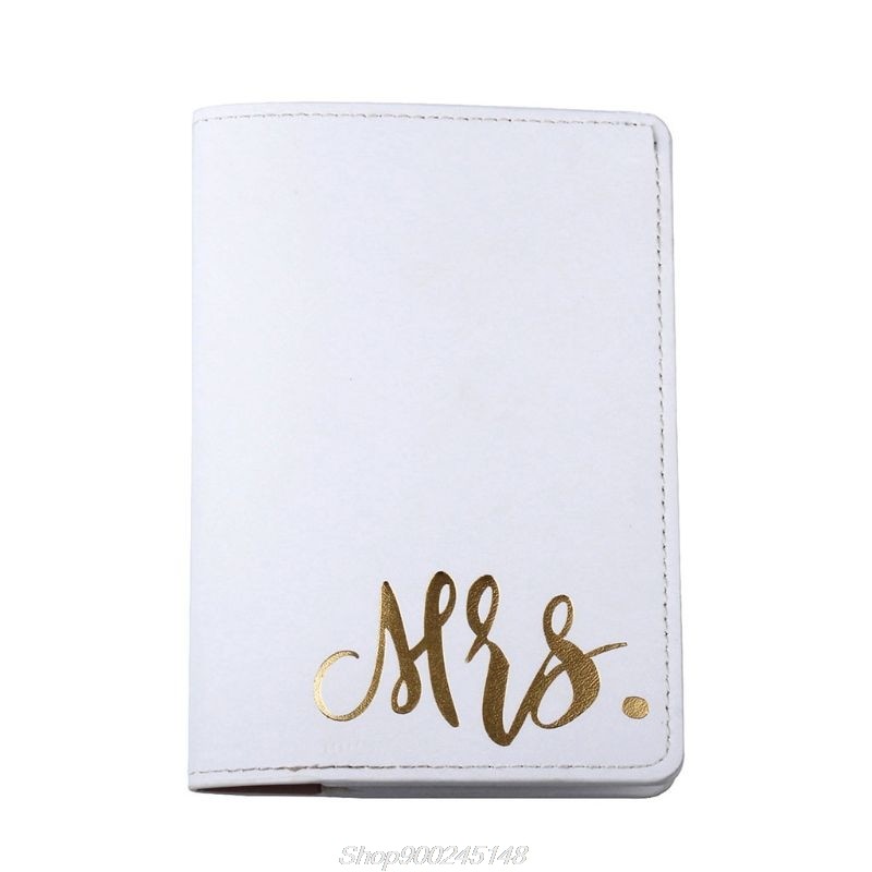 Mr & Mrs Passport Organizer Honeymoon Passport Holder ID Card Organizer Travel S19 20 Dropshipping