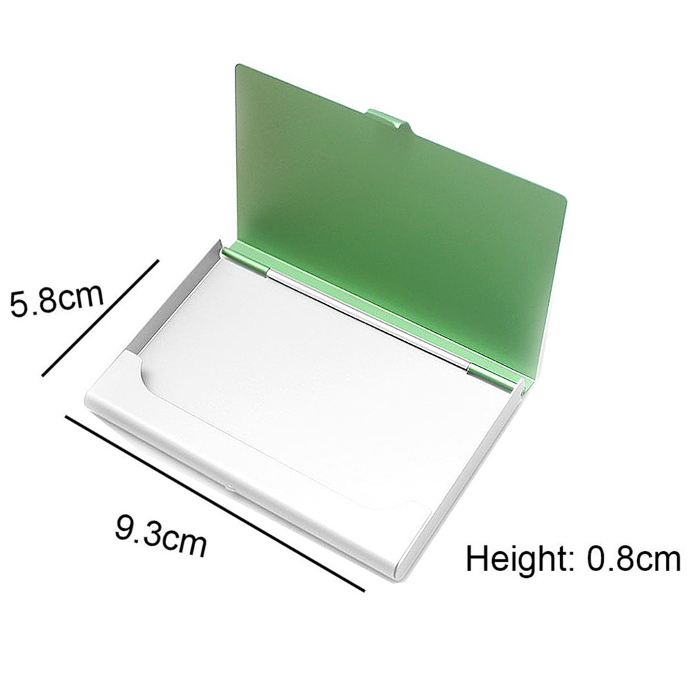 Men's Business Card Case Stainless Steel Aluminum Business Card Holder Metal Box Cover