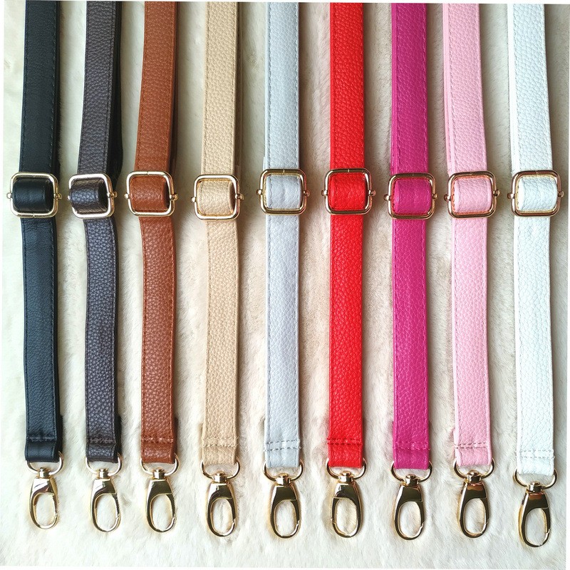 Adjustable Bag Belt for Women DIY PU Leather Bag Handle Removable Handbag Strap Solid Wide Shoulder Strap Bag Accessories 130cm