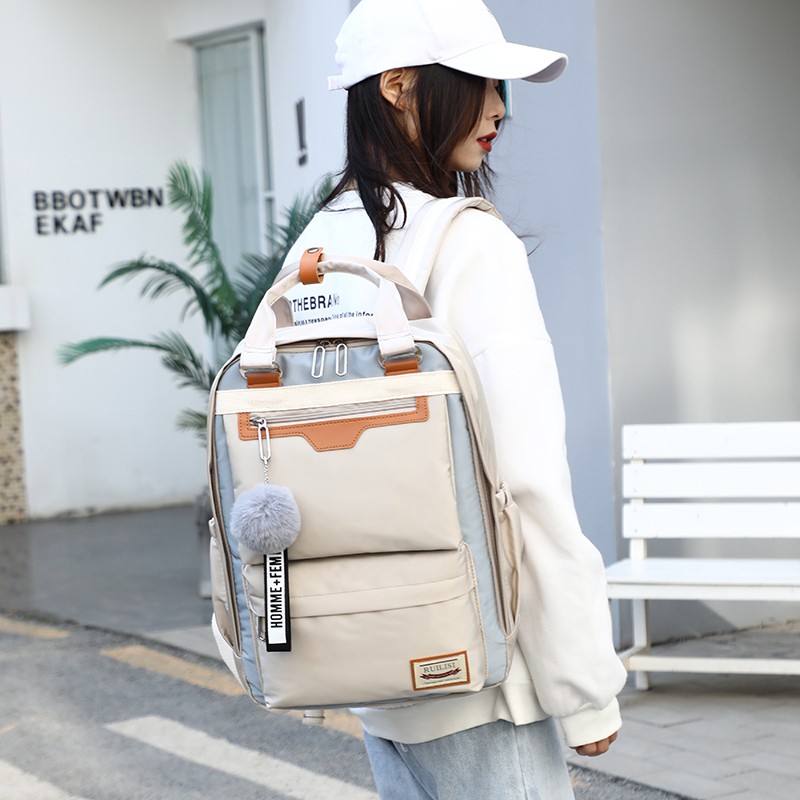 2019 New Fashion Girl Backpack Girls Middle School Bag Fashion Backpack Travel Shoulder Bag Kids School Bags Women Bag