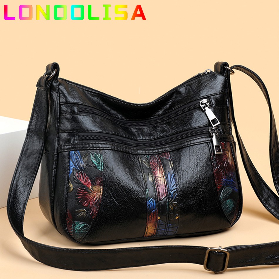 Multi-pocket casual crossbody bag for women fashion shoulder bag and purse high quality large capacity messenger bag