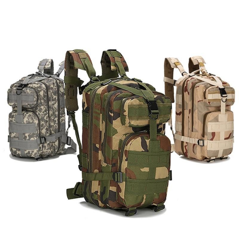 25L Army Backpack Unisex Outdoor Hiking Bag Military Tactical Trekking Bag Plaid Bag
