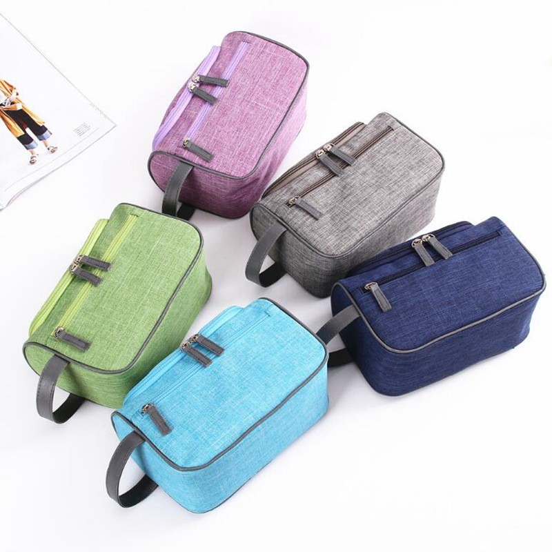 Toiletry Bag Men Women Large Travel Bag Zipper Cosmetic Bag Makeup Organizer Storage Bag Wash Kit Bathroom Box