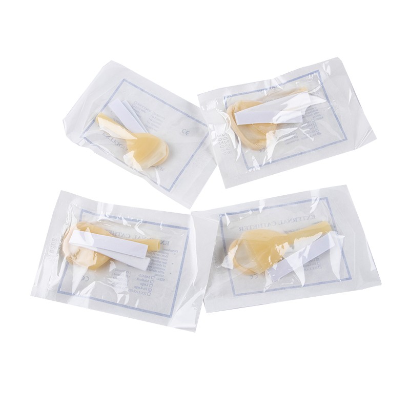 5pcs Male External Catheter Disposable Urine Collector Latex Urine Bag CE FDA