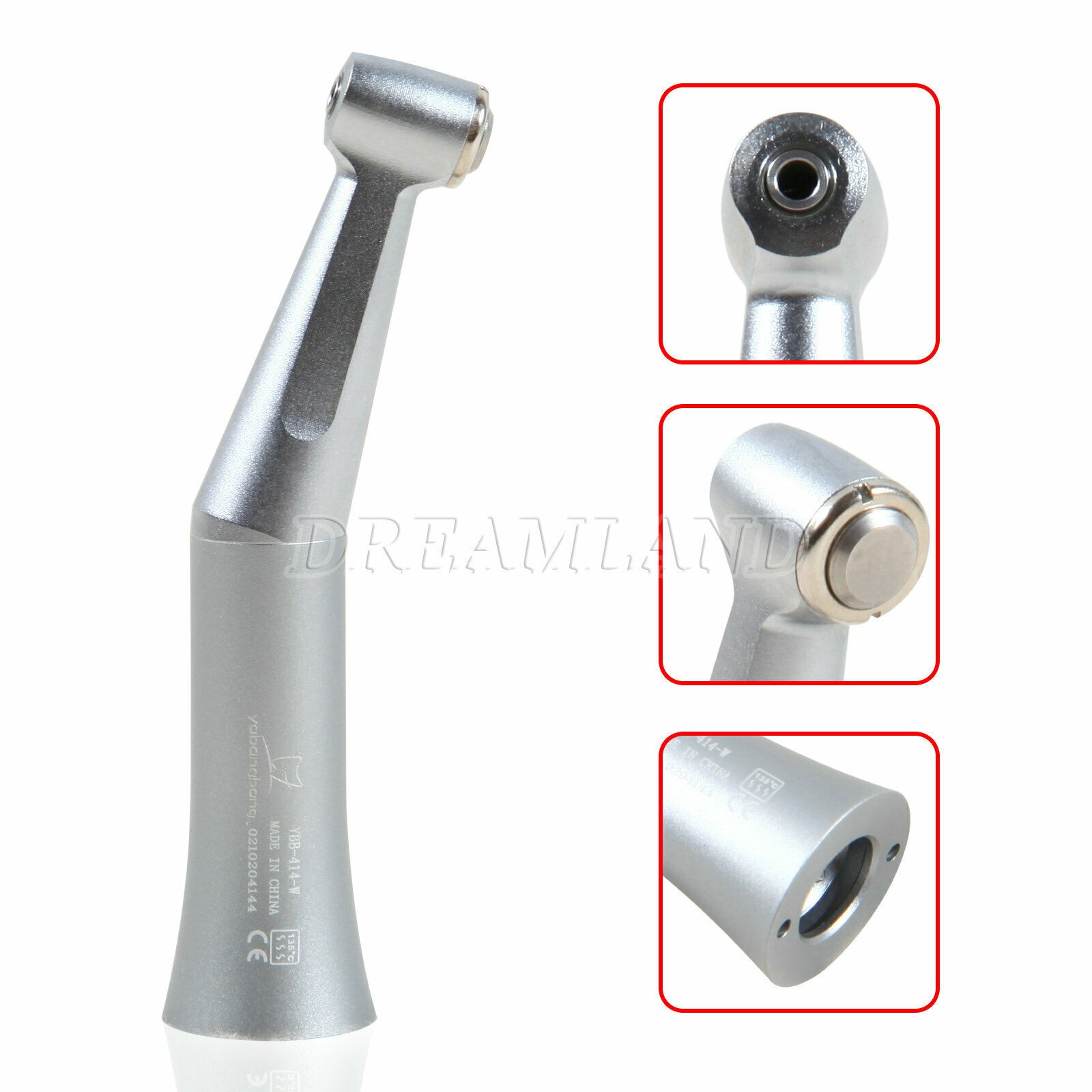 NSK Dental Style Low Speed ​​Push Button Chuck Stainless Steel Contra Angle Handpiece FX23