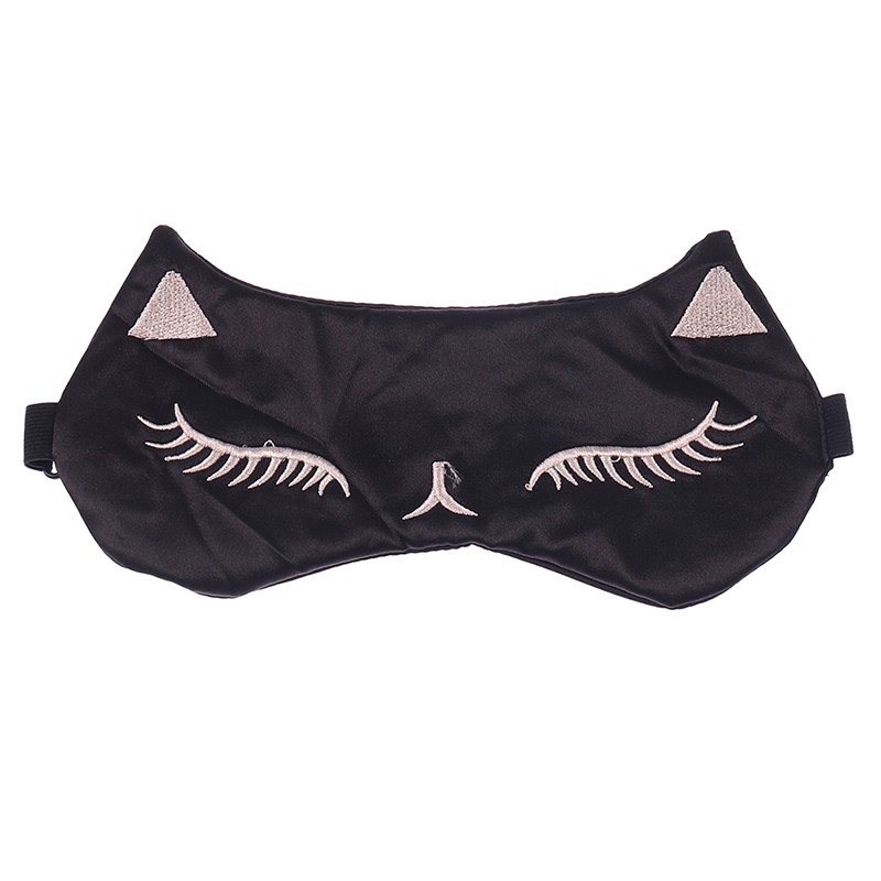 Soft Portable Eye Mask Fast Sleep Eyeshade Cover Eye Masks Shade Patch Women Men Blindfold Travel Sleep