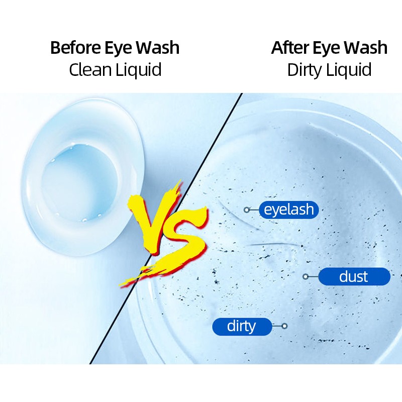 Eye Wash Liquid Care Solution 100ml Suitable for Itchy Blood Dry Eyes Chrysanthemum Vitamin B6 Sodium Hyaluronate