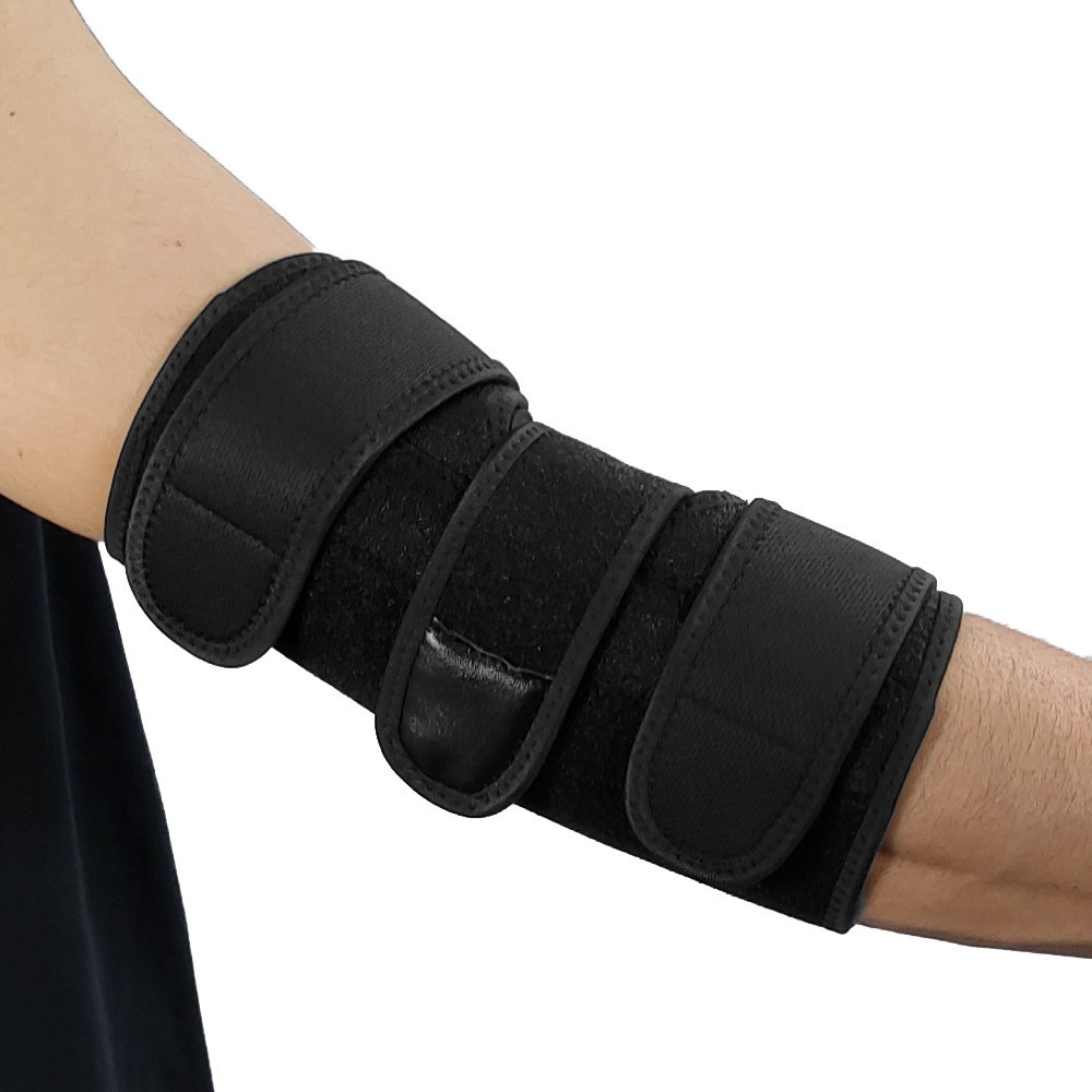 1pc Elbow Brace Guard Night Elbow Sleeping Support Stabilizer with 2 Removable Metal Splints for Cubed Tunnel Syndrome Tendinitis