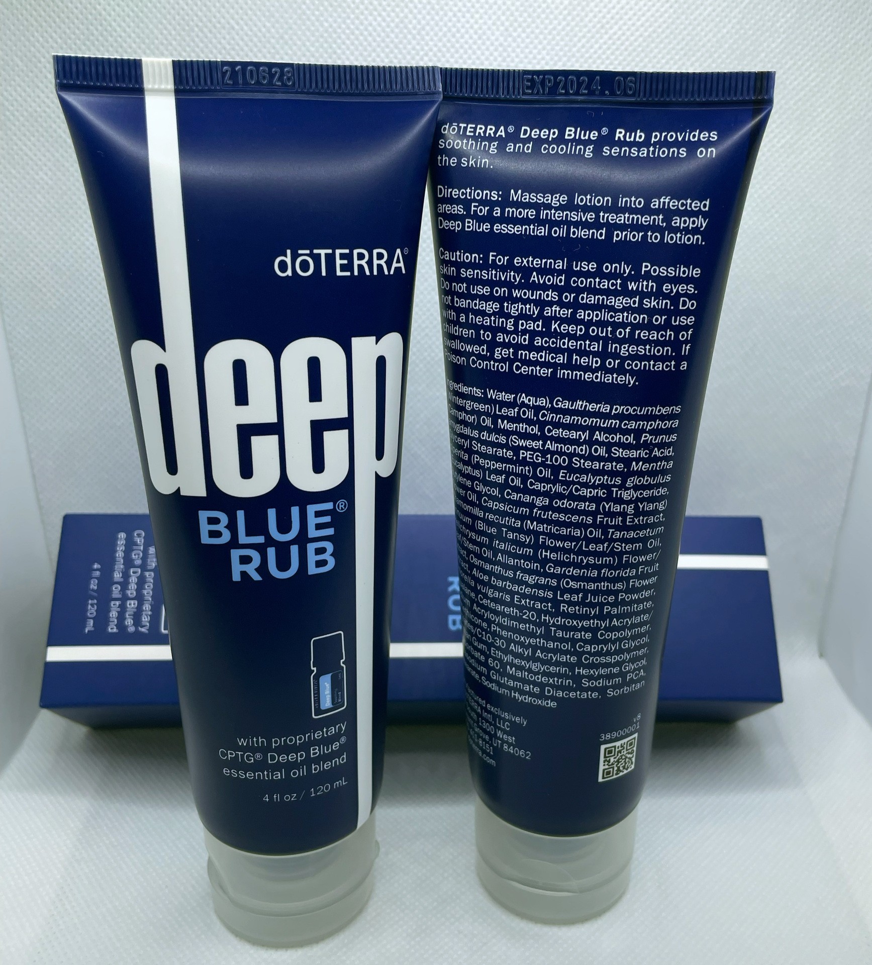 DoTERRA Deep Blue Cream Scrub DoTERRA with proprietary cptg deep blue essential soothing cream 120ml dropship