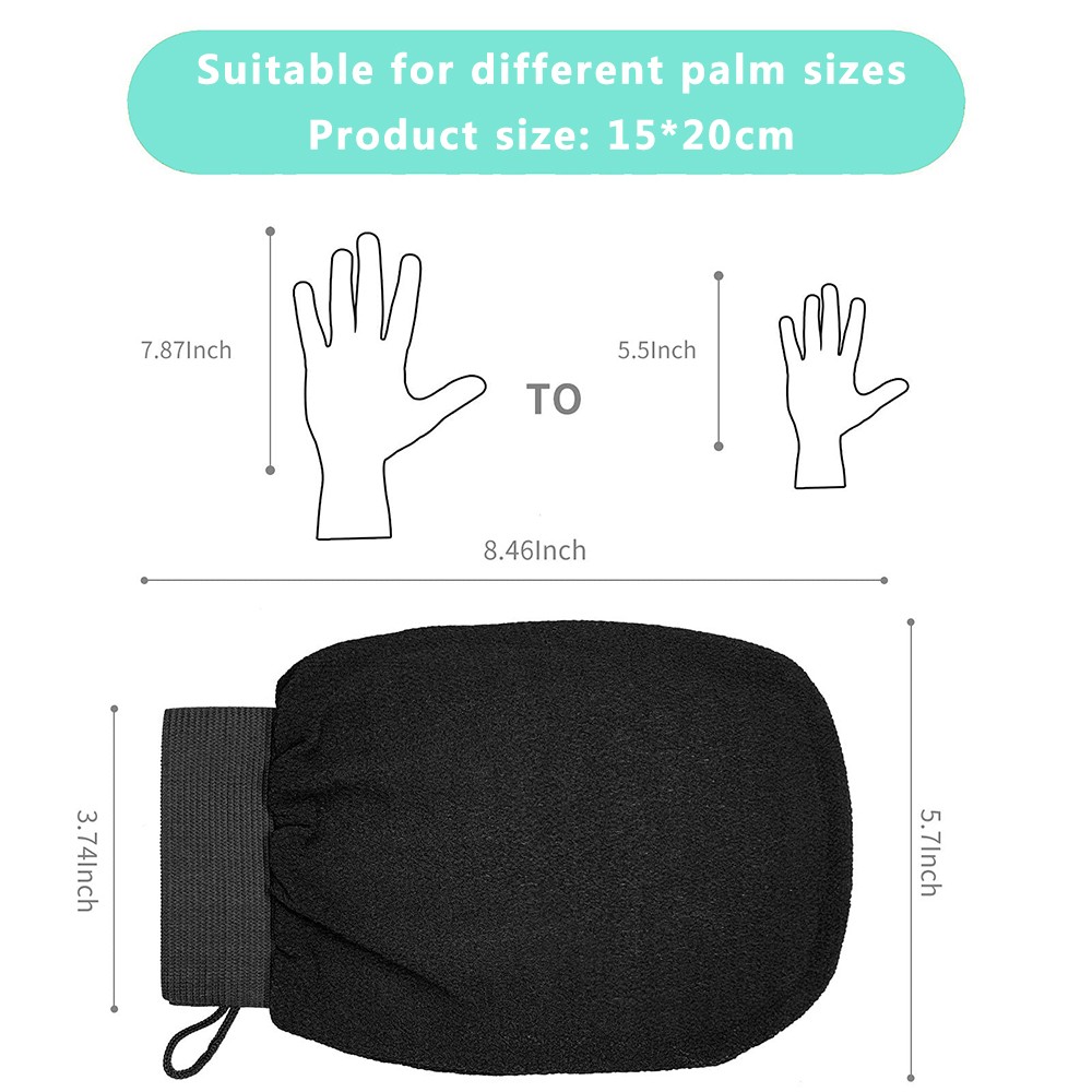 1pc Bath Shower Scrub Glove Exfoliating Gloves Body Cleaning Scrub Remove Dead Skin Exfoliating Glove Bath Towel Tool