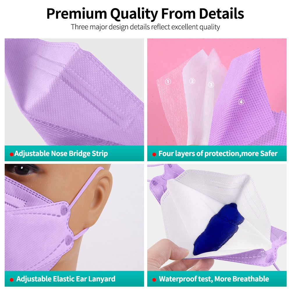 KN95 CE Face Mask FFP2 Mascarillas Approved fpp2 Facial Mascherine Reusable Adult Men Women Colorful Mask Protective Fish Mask