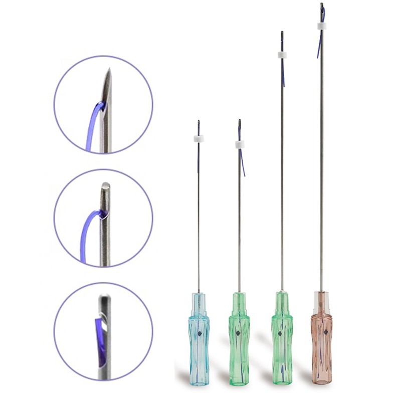 Korea Faciales Barbed Stitching Fox Eyebrow Polydioxanone 6d 4d 3D Molding Cones Cog Hilos Tensores PDO Threads Face Lift 5pcs/bag