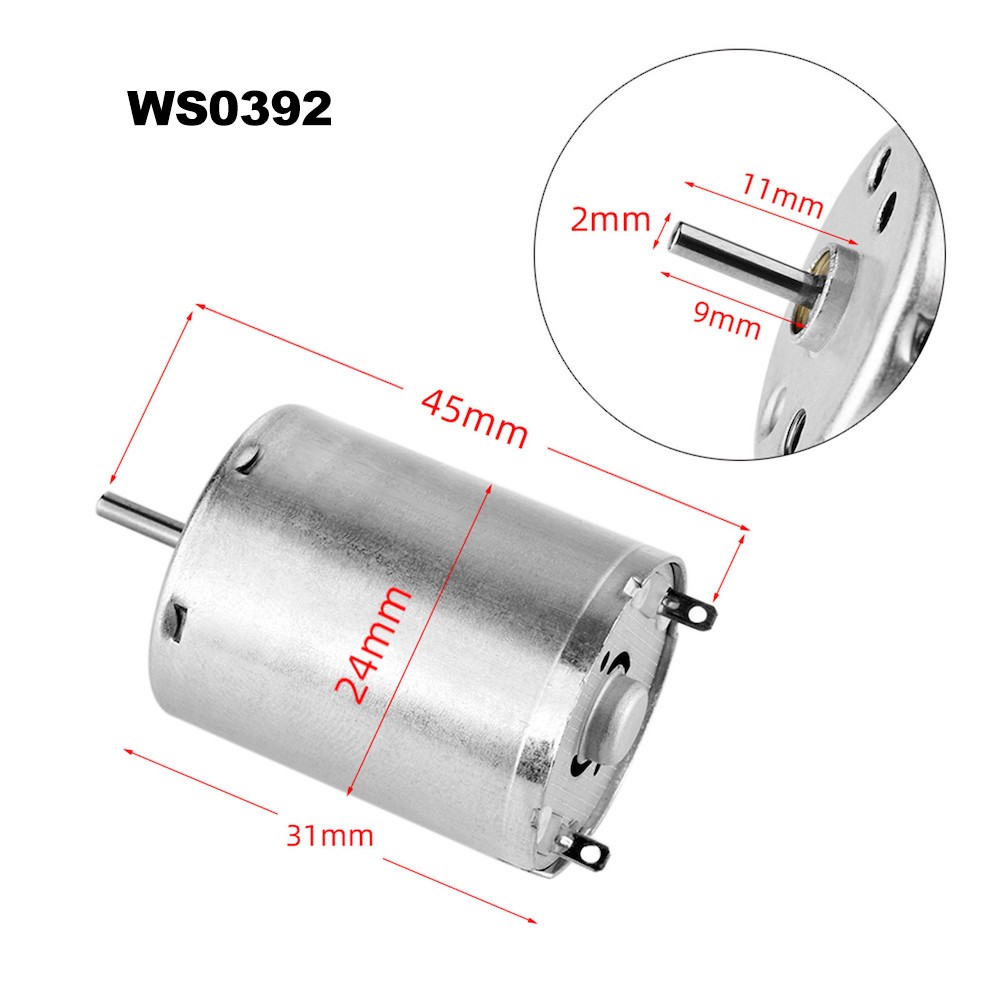 Professional tattoo motor 17mm 24mm dc micro 8500rp iron core motor for rotary machine liner and shader tattoo parts accessories