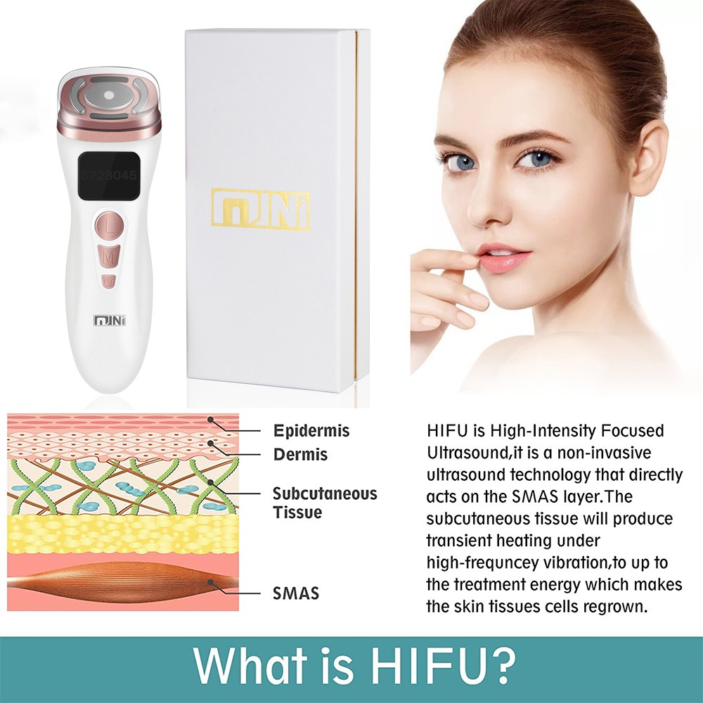 New High Intensity Focused Ultrasound Ultrasound Machine RF Fadiofrecuencia EMS Microcurrent Lift Firm Skin Tightening Wrinkle Skin Care Product