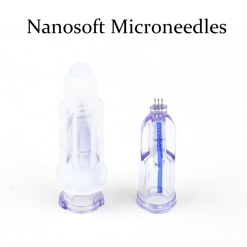 Nano Soft Microneedles 34g 1.5mm 1.2mm Three Needles For Dermal Filler Hyaluronic Injection Eyes And Neck Lines Skin Care Tool