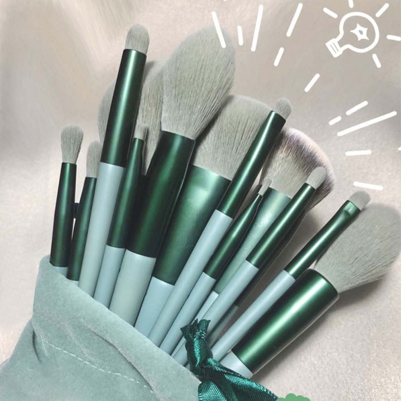 13pcs Soft Fluffy Makeup Brushes Set for Cosmetic Foundation Brush Powder Eyeshadow Kabuki Blending Makeup Brush Beauty Tool