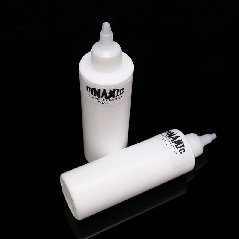 240ml Natural Plant Professional Tattoo Ink White Color Semi Permanent Makeup Paints Pigment Bottles Body Art Tool American Brand