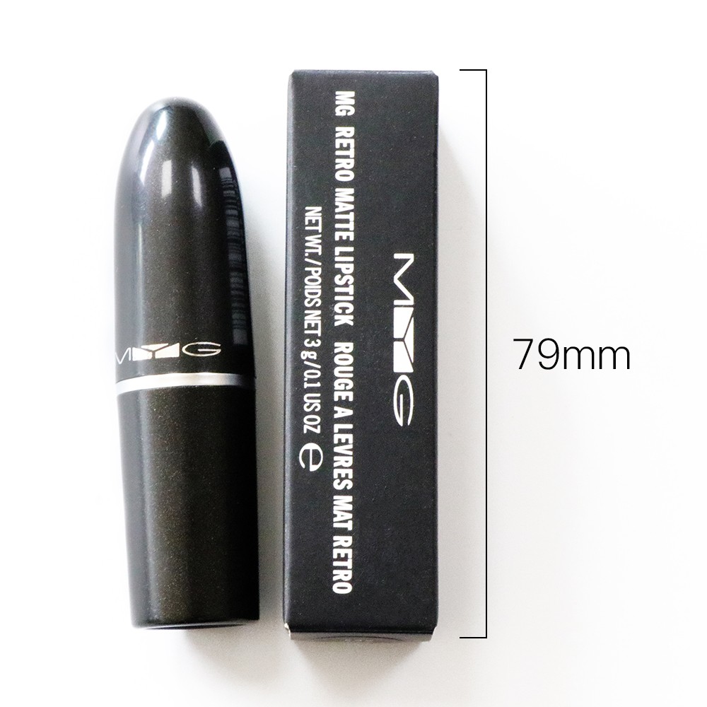 New Matte Lipstick High Quality Metal Tube Bullet Lipstick Lipstick Waterproof Long Lasting Lipstick Lip Makeup Cosmetics