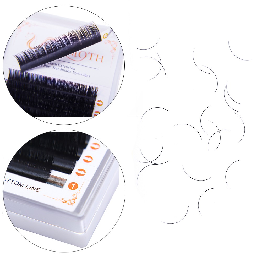 False eyelashes 5 trays, natural mink eyelashes, individual eyelashes, makeup