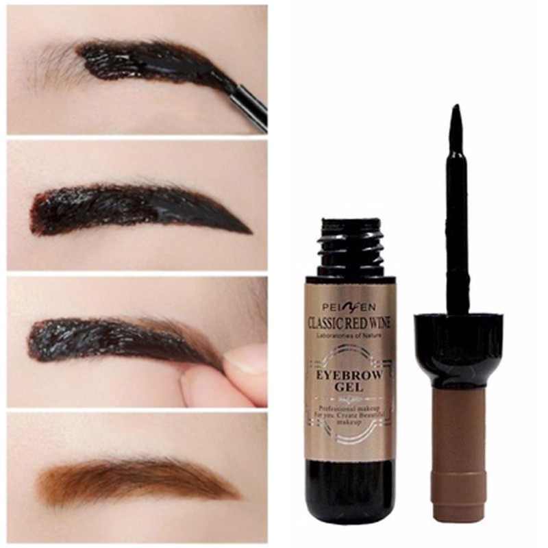 3 Color Air Pad Eyebrow Cream Enhancers Long Lasting Waterproof Dye Eye Eyebrows Gel Brown Tinted Liquid Eyebrows Makeup