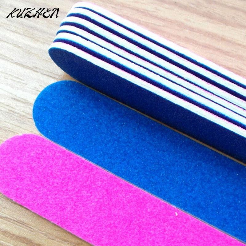 Hot Sale 5pcs/lot Nail Art Sanding Files Buffer for Salon Manicure UV Gel Polisher Tool Nail Art File Tools