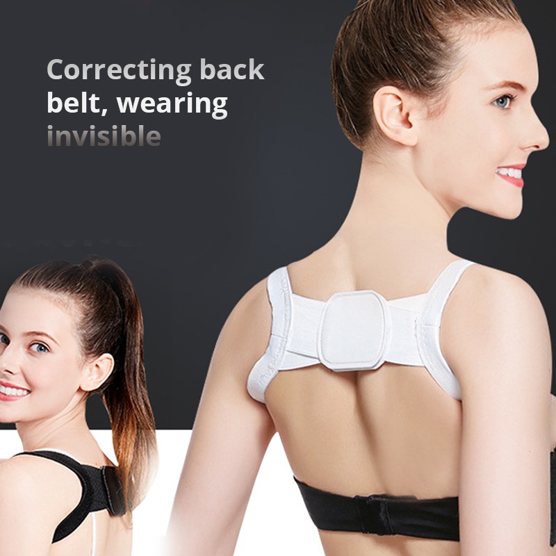 Back Posture Corrector for Kids and Adults, Clavicle Support, Straight Shoulders, Velcro Strap