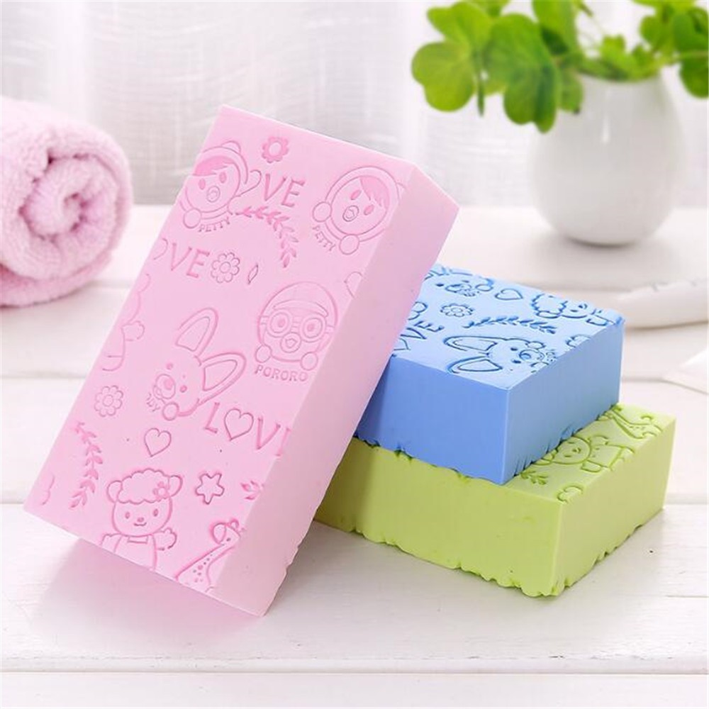 Cartoon Body Scrub Exfoliating Cleaning Sponge Wash Brush Body Cleanser Dead Skin Remover Bath Tool