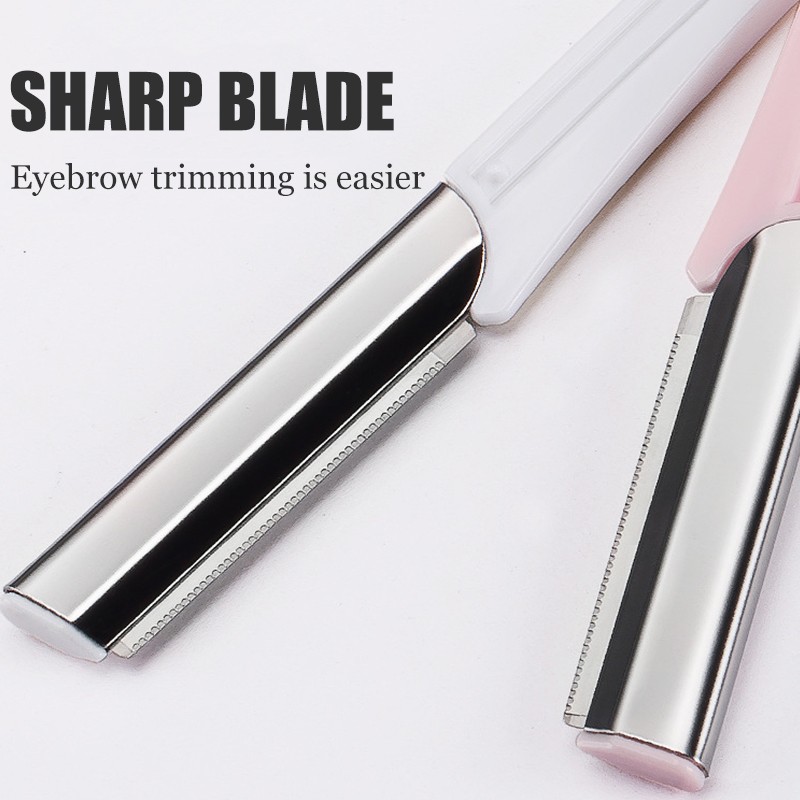 1pc Multicolor Eyebrow Trimmer Hair Remover Razors Face Shaver Sharp Portable Woman Safety Makeup Cosmetics Tool