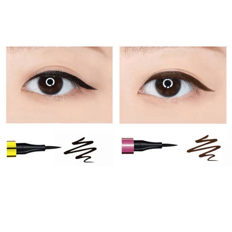 1 Piece Small Gold Pen Quick Drying Eyeliner Waterproof and Non Smudge Eyeliner Pen Liquid Eyeliner Pen Natural Longlasting Useful