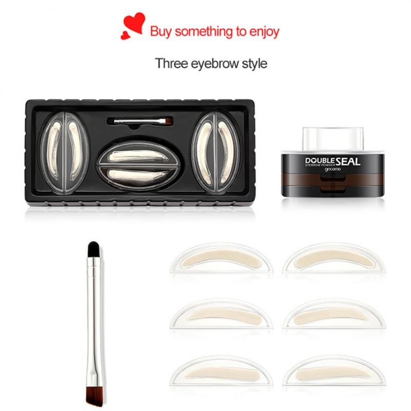 Eyebrow Seal Waterproof Long Lasting Professional Double or Single Layer Makeup Palette Enhancers Lazy Seal Eye Brow Shadow