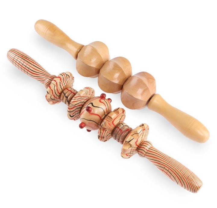 Meridian Yoga Massage Stick Wooden Massage Stick For Stomach Back Waist Neck Leg