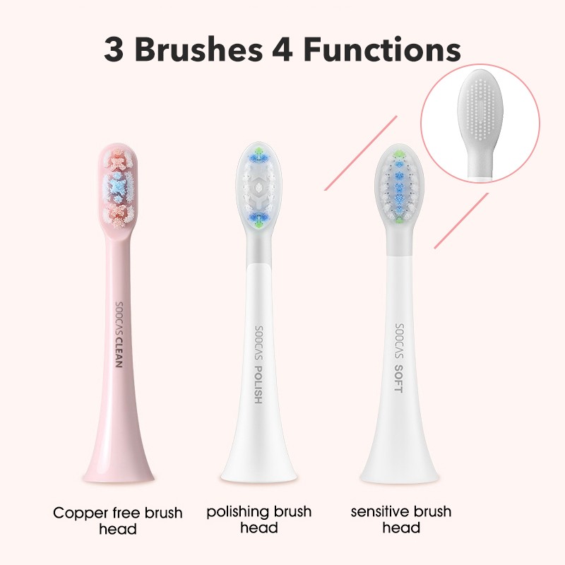 SOOCAS X3U Ultrasonic Sonic Electric Toothbrush Automatic Upgrade USB Rechargeable Fast Rechargeable Adult Waterproof Toothbrush