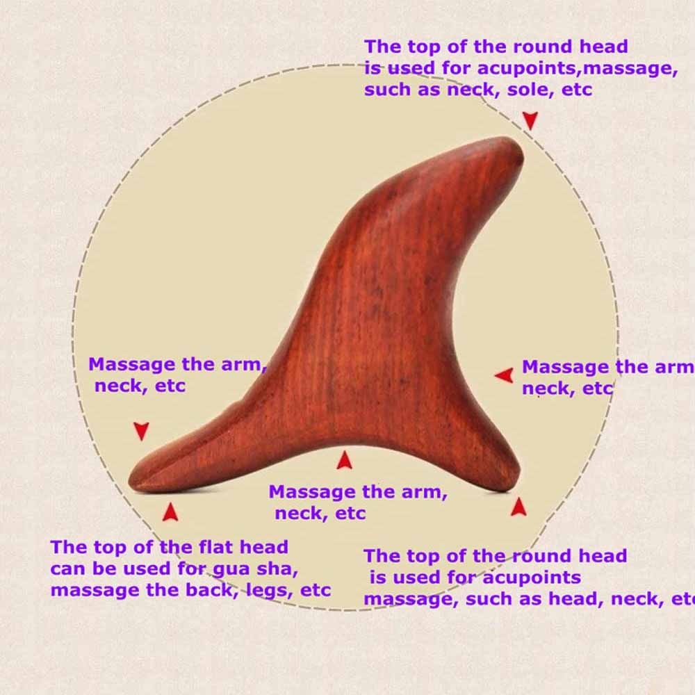 Wood Trigger Point Massage Gua Sha Tools, Professional Lymphatic Drainage Tools, Wood Therapy Back Massager Leg Hand Face