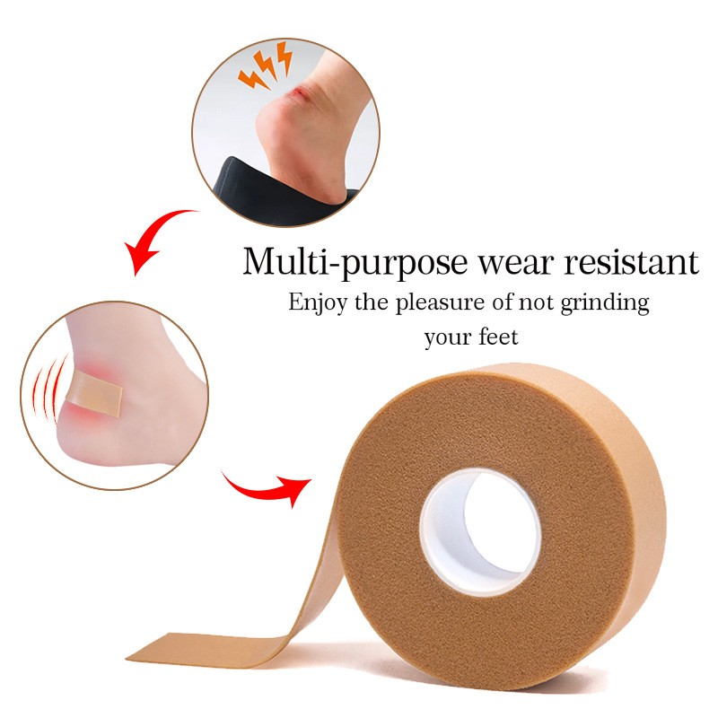 2pcs Multifunctional Bandage Medical Latex Plaster Foot Heel Sticker Tape Waterproof Self-adhesive Elastic Pad C1567