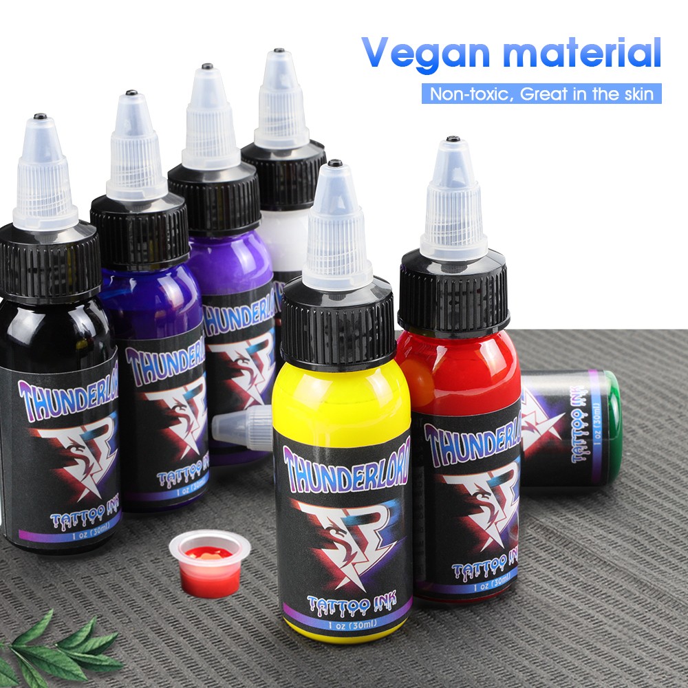 30ml/Bottle Professional Tattoo Pigment Permanent Ink Tattoo Painting Supply For Body Beauty Tattoo Art Tattoo Ink