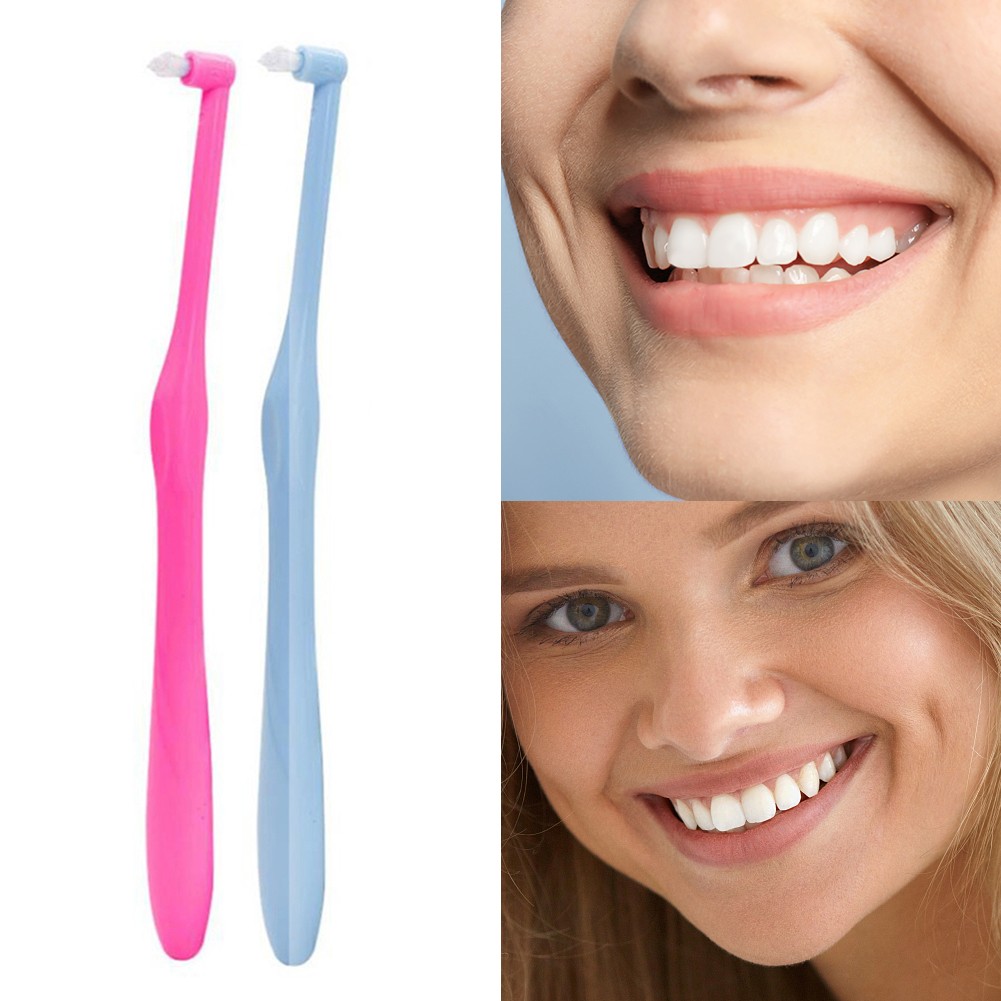 2Pcs L Shape Push Pull Interdental Brush Orthodontic Toothpick Teeth Whitening Tooth Pick Toothbrush Oral Hygiene