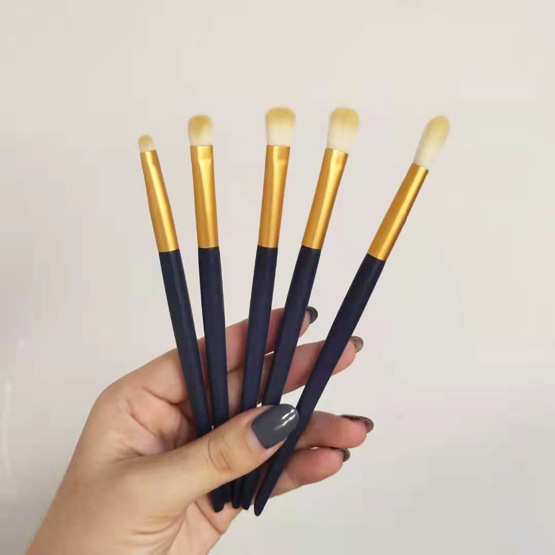 FLD Starry Blue Makeup Brushes Set Soft Natural Powder Foundation Blush Brush Cosmetic Beauty Tose For Makeovers Starter