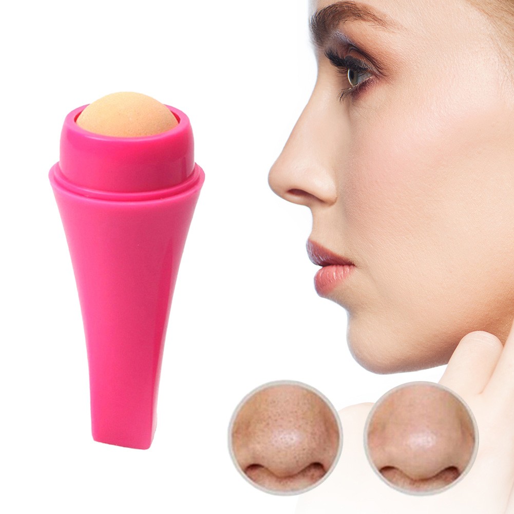 Facial oil absorption roller multifunctional facial T-zone volcanic stone household skin care accessories supplies tool