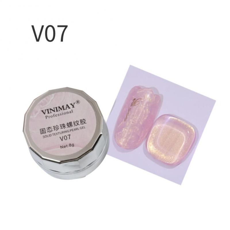 8ml Multi Shell Gel Nail Polish Semi Permanent Varnish UV Gel Base Top Coat for Nail Polish Gel DIY Nail Glitter Gel