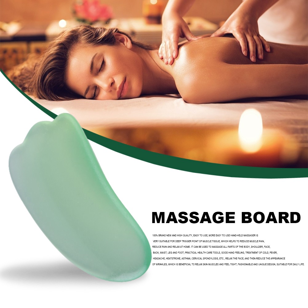 Gua Sha Scraping Board Facial Massager Full Body Scraper Prevents Wrinkles Spa Massage Board Scraping Plate Beauty