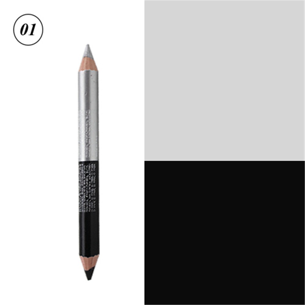 Double-ended Glitter Eyeliner Pen Highlighter Eyeshadow Waterproof Eyeliner Pencil Lasting Sweatproof Eyes Makeup Tools