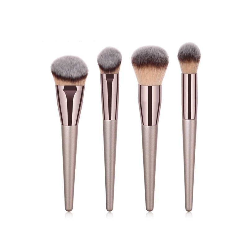 Hot Champagne Makeup Brushes Set for Cosmetics Foundation Powder Blush Eyeshadow Kabuki Blending Face Beauty Makeup Tool