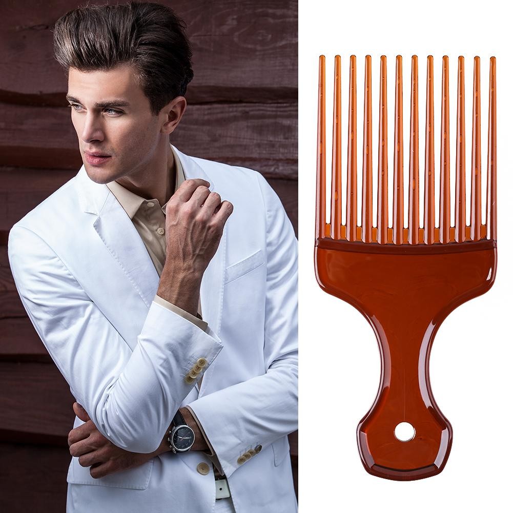 Wide Toothbrush Pick Comb Fork Hairbrush Insert Hair Pick Comb Plastic Gear Comb For Curly Afro Hair Styling Tools